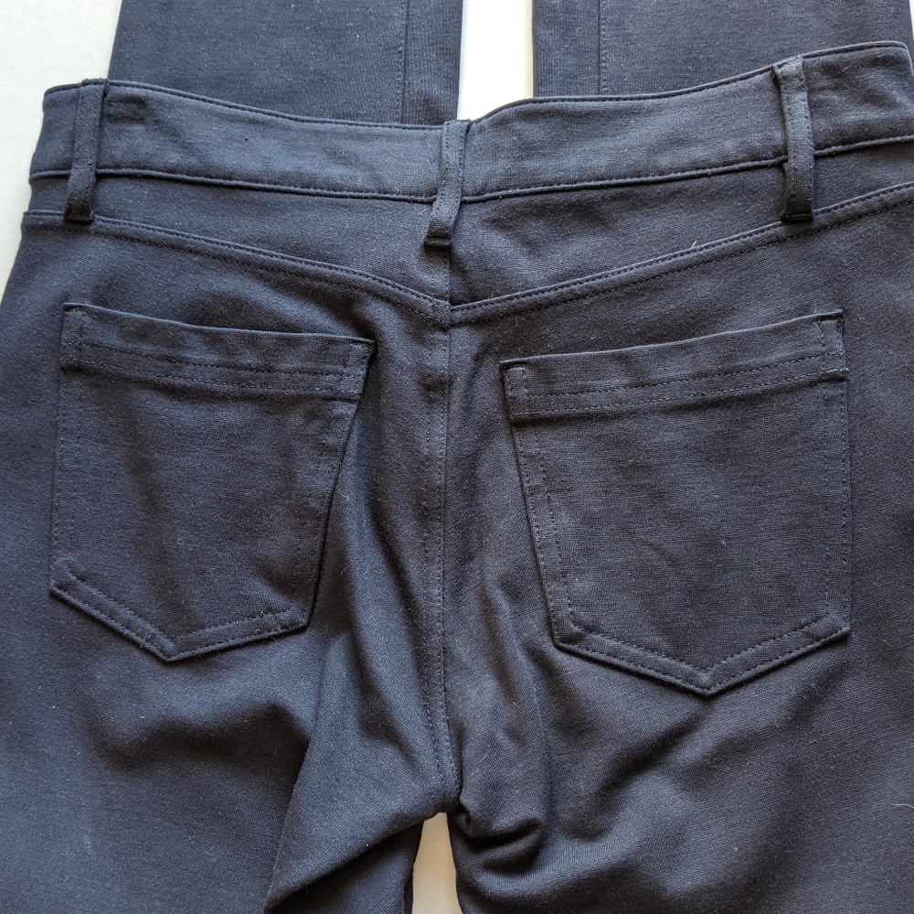 Ann Taylor Navy Ponte Five Pocket Leggings - Picture 4 of 8